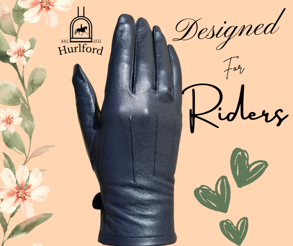 Hurlford Pro Rider Gloves- Adult's Navy Hurlford