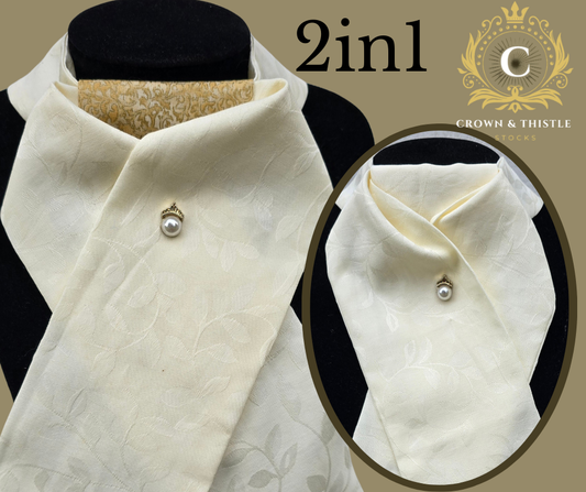 C&T Cotton Pretied 2in1 Stock Crown and Thistle