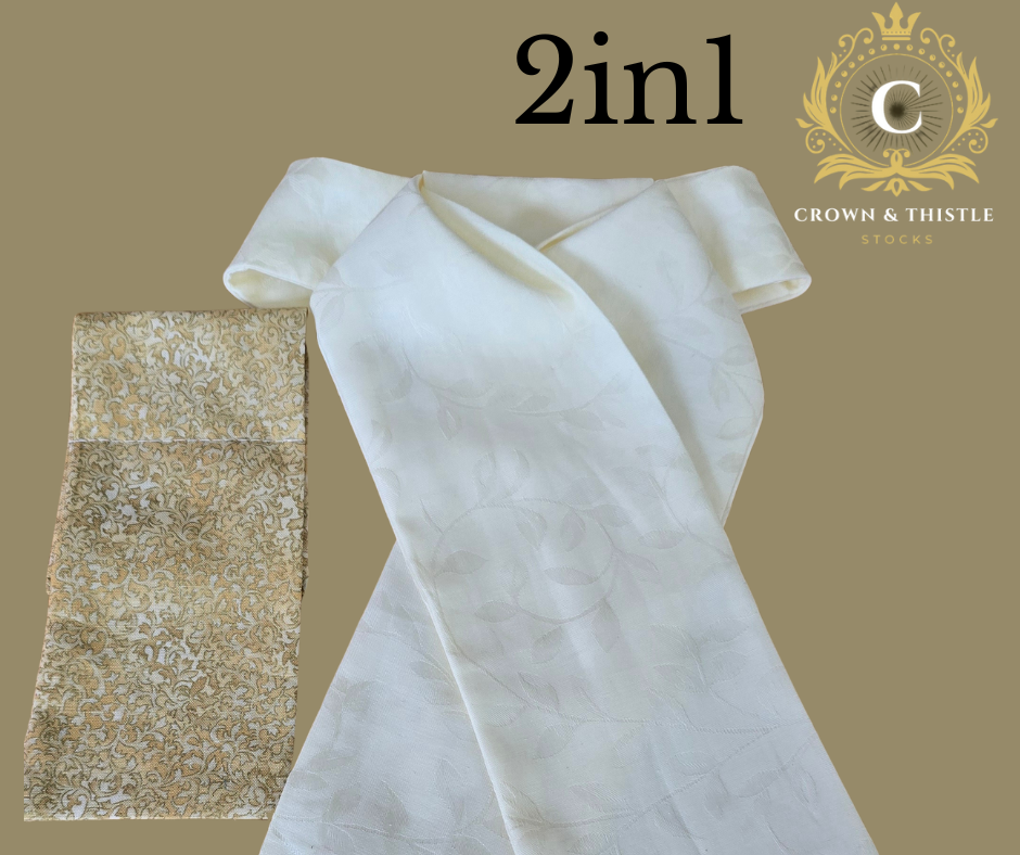 C&T Cotton Pretied 2in1 Stock Crown and Thistle