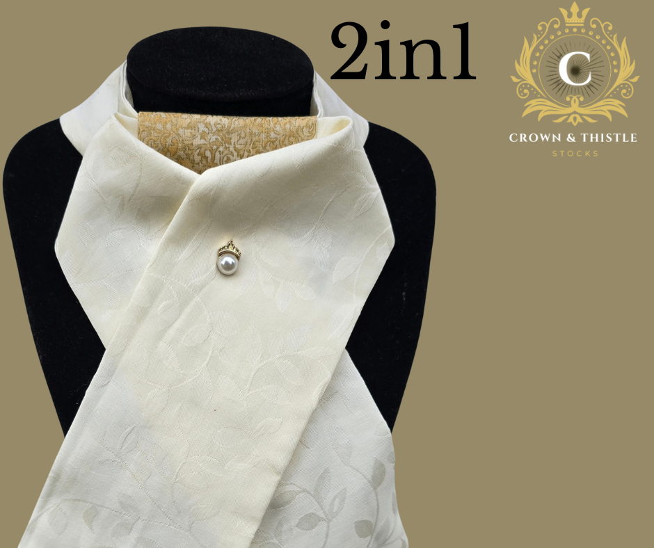 C&T Cotton Pretied 2in1 Stock Crown and Thistle