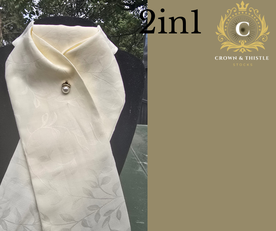 C&T Cotton Pretied 2in1 Stock Crown and Thistle