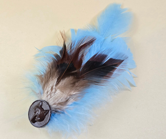 Small Feather Hat Pin Foxwood Equestrian - Showing Tack and Saddlery