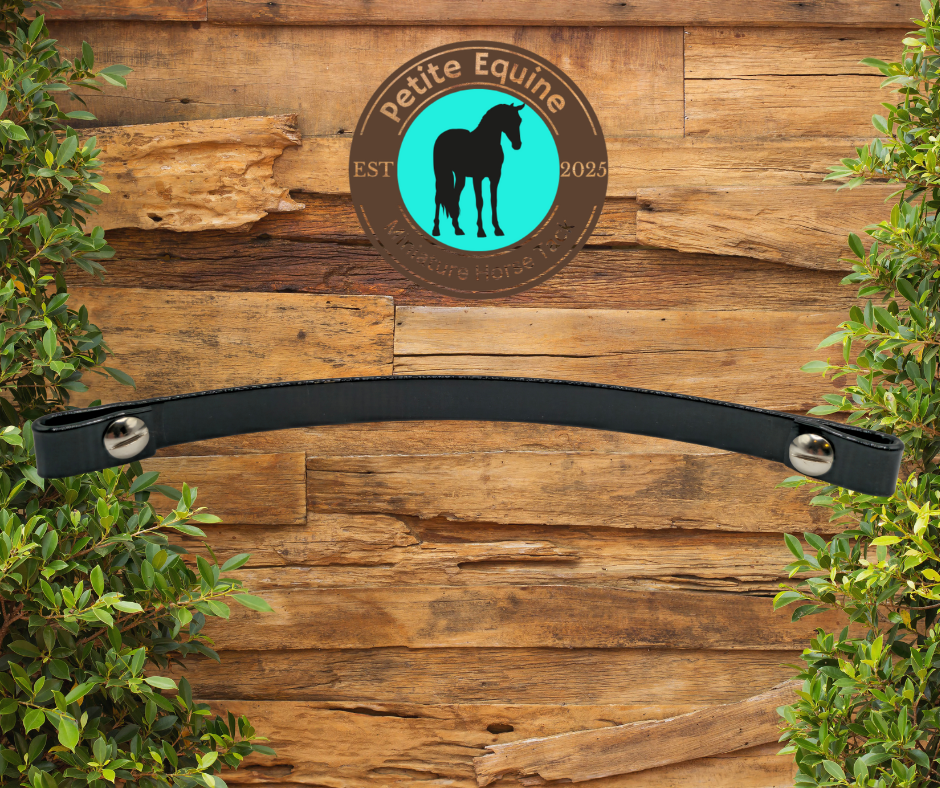 Closed Ring Or J Hook Rhinestone Noseband -Clear Petite Equine