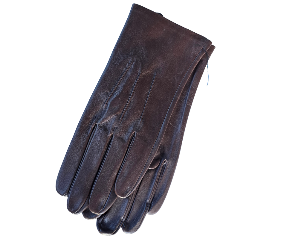 Hurlford Brown Leather Riding Gloves Adults Hurlford