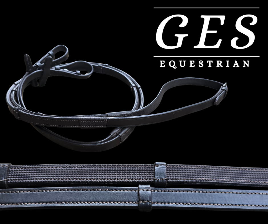 GES Reno Snaffle Black With Reins GES Equestrian
