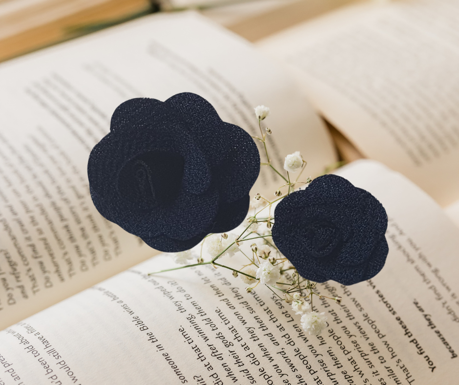 Child's Fabric Lapel - Navy Hurlford