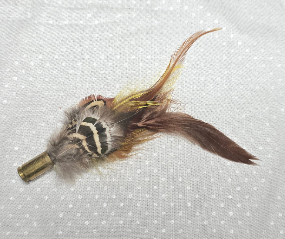 Small Feather Hat Pin Foxwood Equestrian - Showing Tack and Saddlery