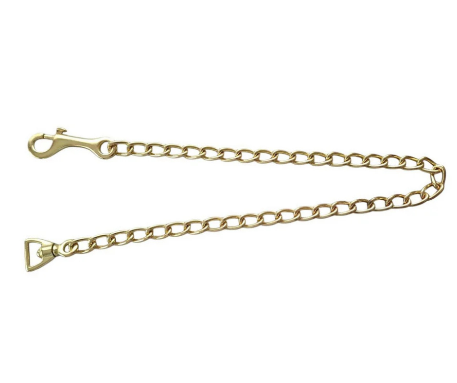 Long Brass Plate Chain
