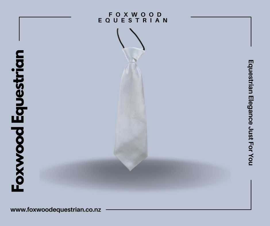 Child's white Tie- pre tied