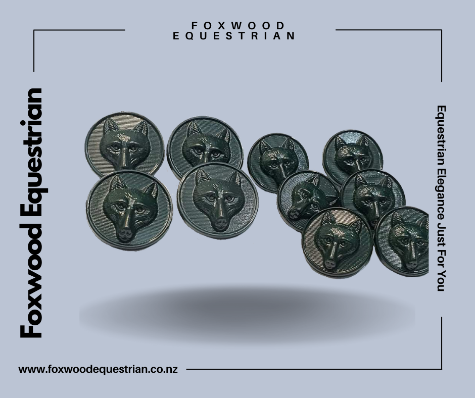 Foxhead Button Set -Green