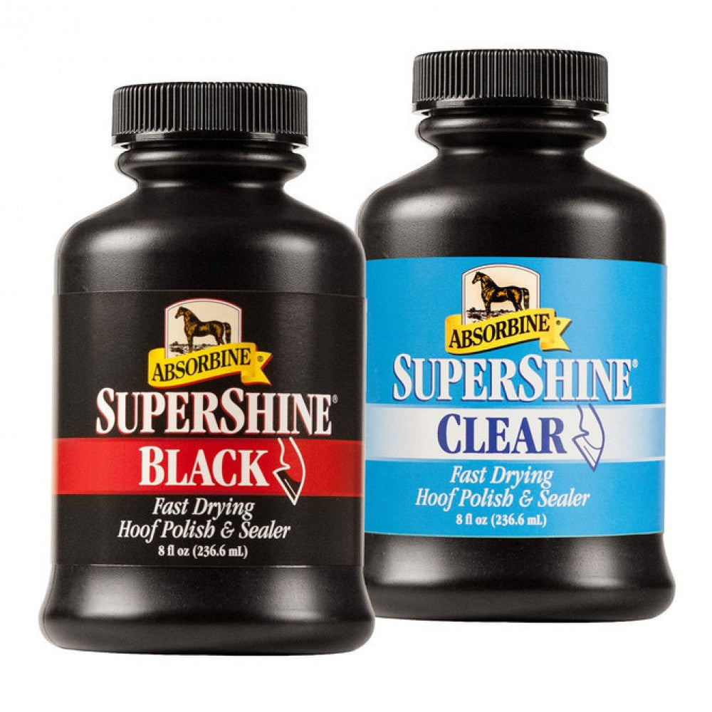 Absorbine SUPERSHINE Hoof Polish  Foxwood Equestrian | Showing Tack and Saddlery Store