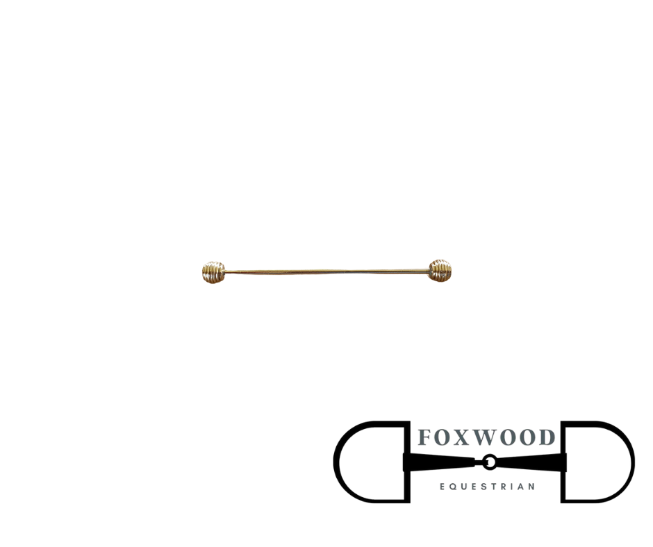 Collar Bar Gold Screw End  Foxwood Equestrian | Showing Tack and Saddlery Store