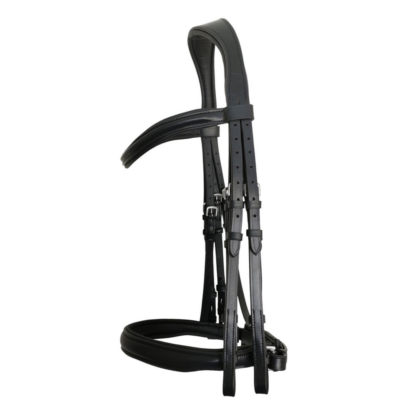 GES Denver Black Double Bridle  With Reins GES Equestrian