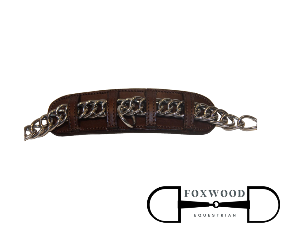 Leather Chain Guard  Foxwood Equestrian | Showing Tack and Saddlery Store