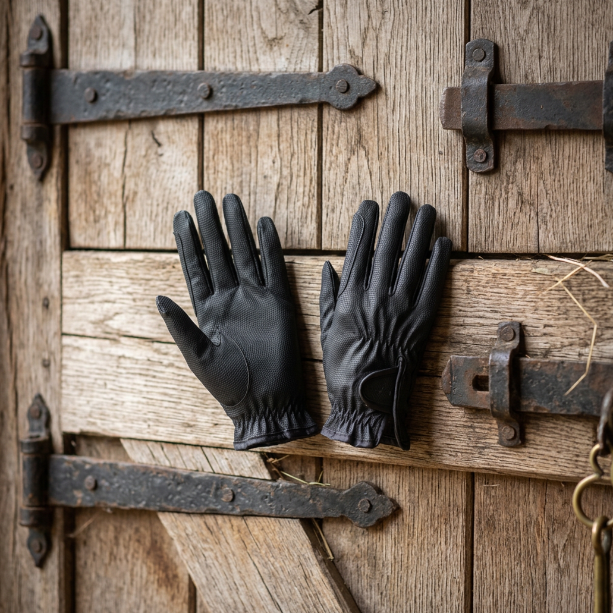 Hurlford Sure Grip Gloves Black | Childs  Foxwood Equestrian | Showing Tack and Saddlery Store