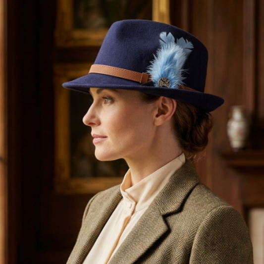 Feather Hat Pin |Stag Detail  Foxwood Equestrian | Showing Tack and Saddlery Store