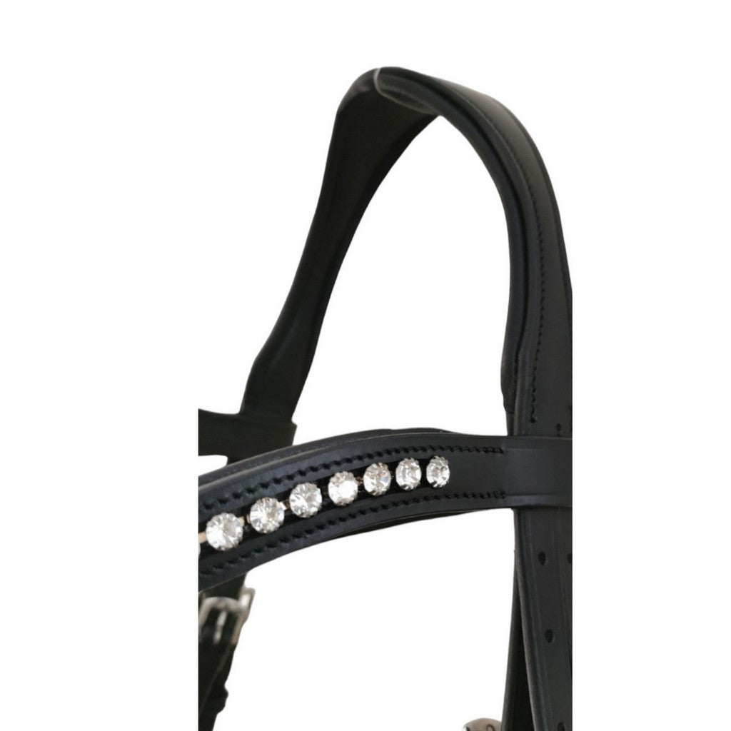 GES Reno Snaffle Black With Grip Reins GES Equestrian