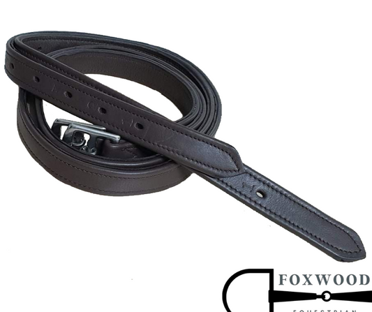 Soft Padded Stirrup Leathers Adults  Foxwood Equestrian | Showing Tack and Saddlery Store