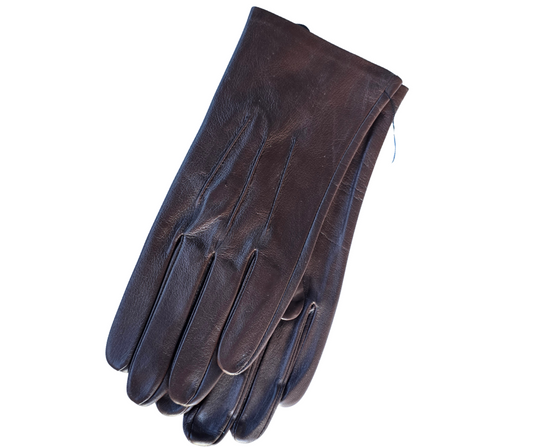 Hurlford Brown Leather Riding Gloves Adults Hurlford