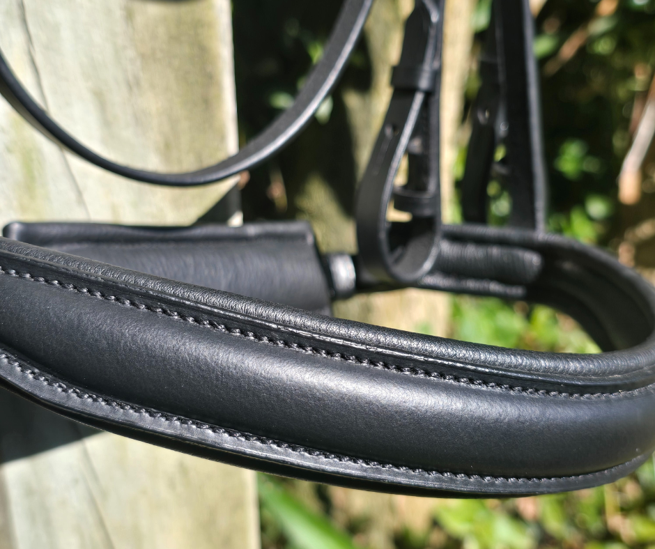 GES Reno Black Double Bridle With Reins