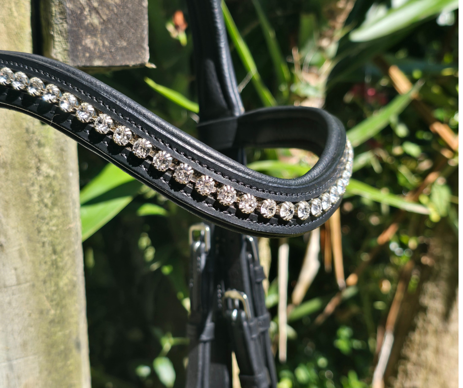 GES Reno Black Double Bridle With Reins