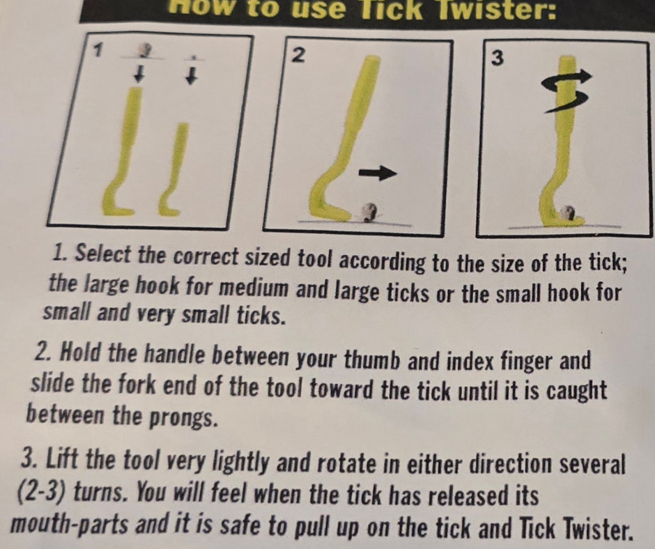 Tick Remover Twister Foxwood Equestrian - Showing Tack and Saddlery